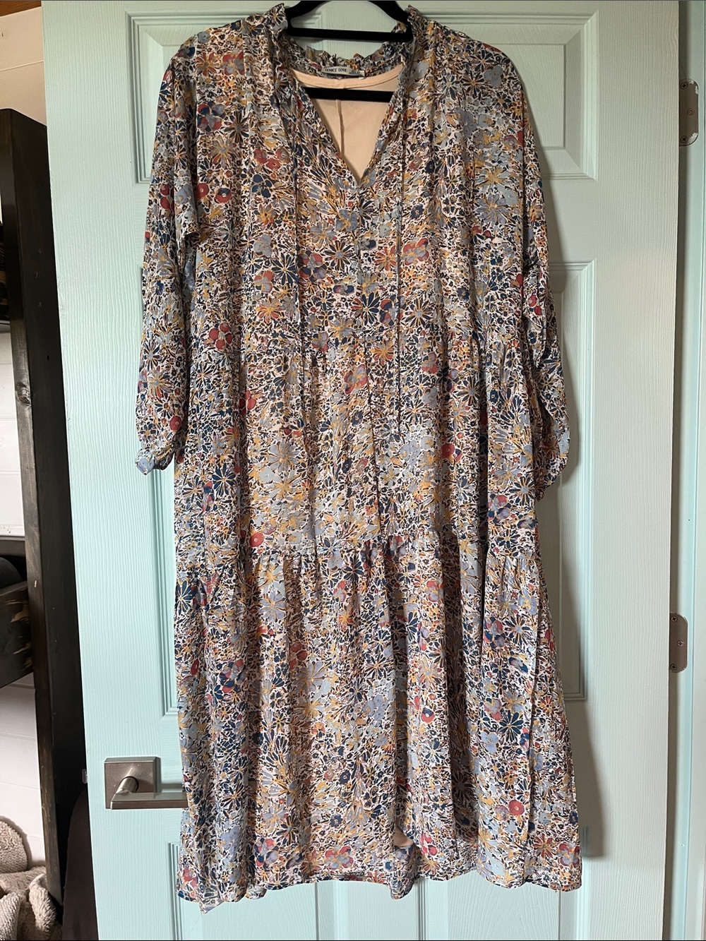 Women’s Floral Midi Dress in Multicolor